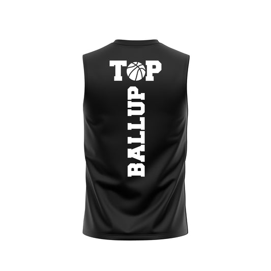 Sleeveless Ball Up Top compression Shirt